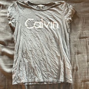Gray Calvin Klein Tee